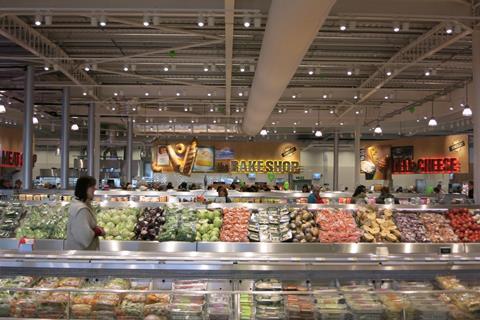 Morrisons' new warehouse store in Preston